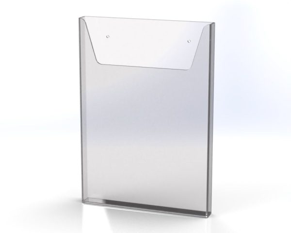 acrylic wall mounted brochure holder